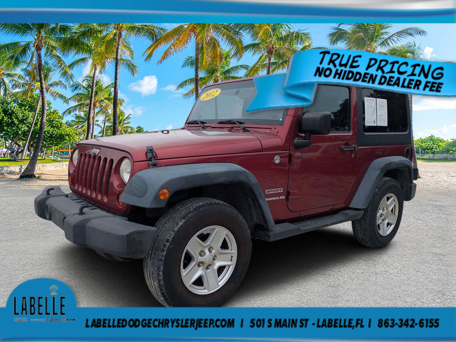 Used 2012 Jeep Wrangler Sport AWD/4WD image 8