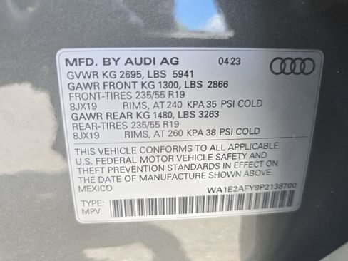 Used 2023 Audi Q5 e Premium Plus w/ Premium Plus Package AWD/4WD image 34