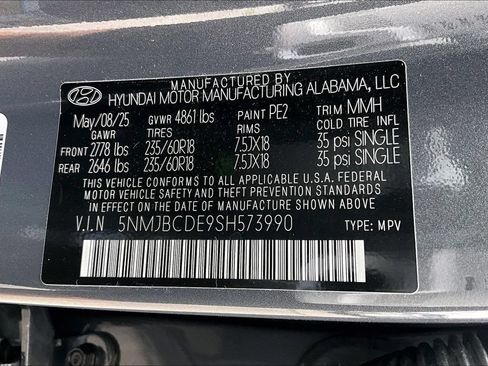 Used 2025 Hyundai Tucson SEL AWD/4WD image 44