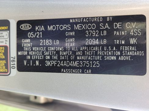 Used 2021 Kia Forte LXS FWD image 33