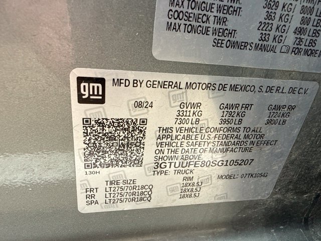 Used 2025 GMC Sierra 1500 AT4X AWD/4WD image 10
