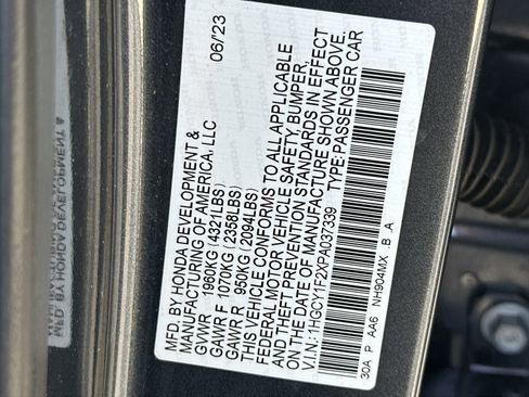 Certified 2023 Honda Accord LX image 32