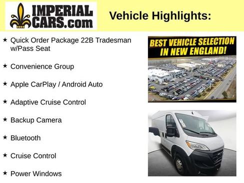 Used 2025 RAM ProMaster 2500 w/ Convenience Group FWD image 3
