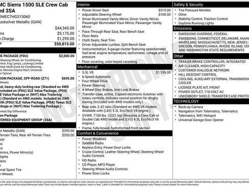 Used 2017 GMC Sierra 1500 SLE w/ SLE Value Package image 39