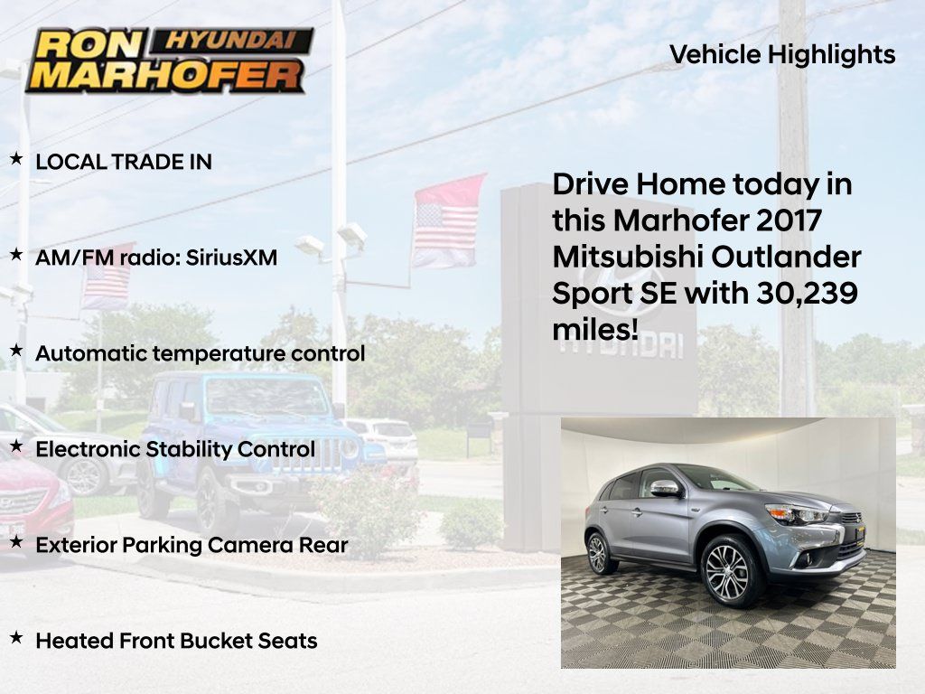 Used 2017 Mitsubishi Outlander Sport SE AWD/4WD image 13
