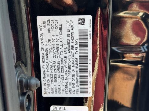 Certified 2020 Honda CR-V Touring image 28