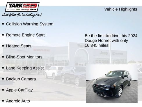 Certified 2024 Dodge Hornet GT w/ Cold Weather Group AWD/4WD image 12