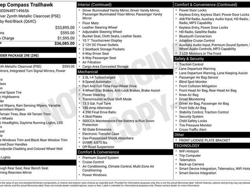 Used 2024 Jeep Compass Trailhawk image 87