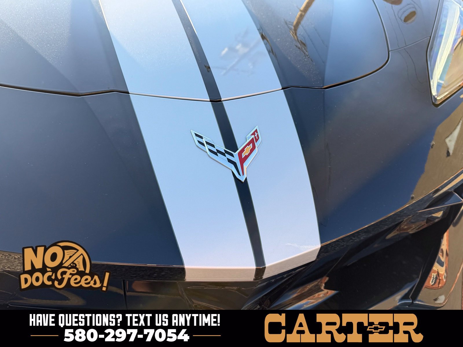 Used 2021 Chevrolet Corvette Stingray Preferred Conv w/ Chrome Exterior Badge Package RWD image 33