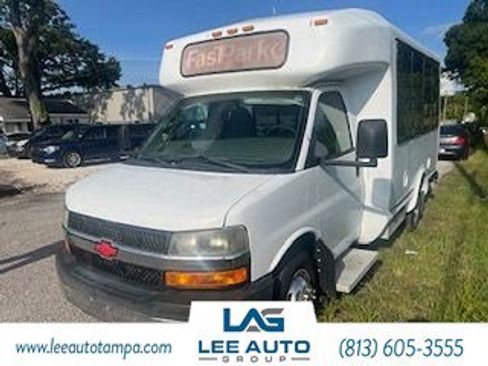 Used 2014 Chevrolet Express 3500 w/ Shuttle Bus Package image 1
