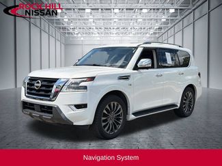 Used 2022 Nissan Armada Platinum w/ Captain's Chairs Package RWD video 2