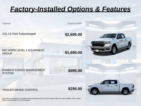 Used 2025 RAM 1500 Big Horn AWD/4WD image 3