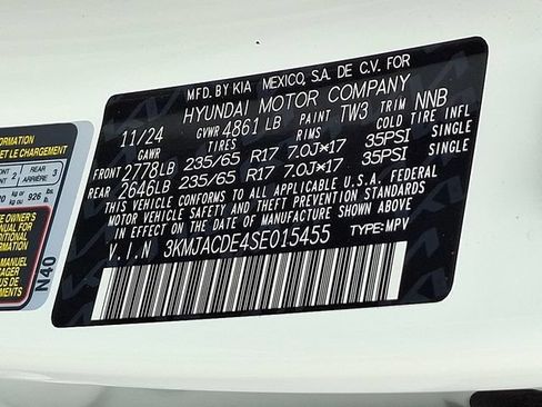 Certified 2025 Hyundai Tucson SE AWD/4WD image 26