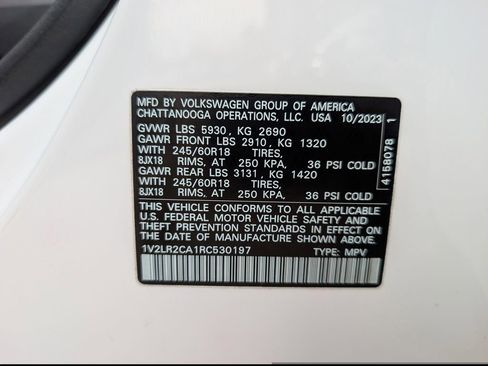 Used 2024 Volkswagen Atlas SE image 30