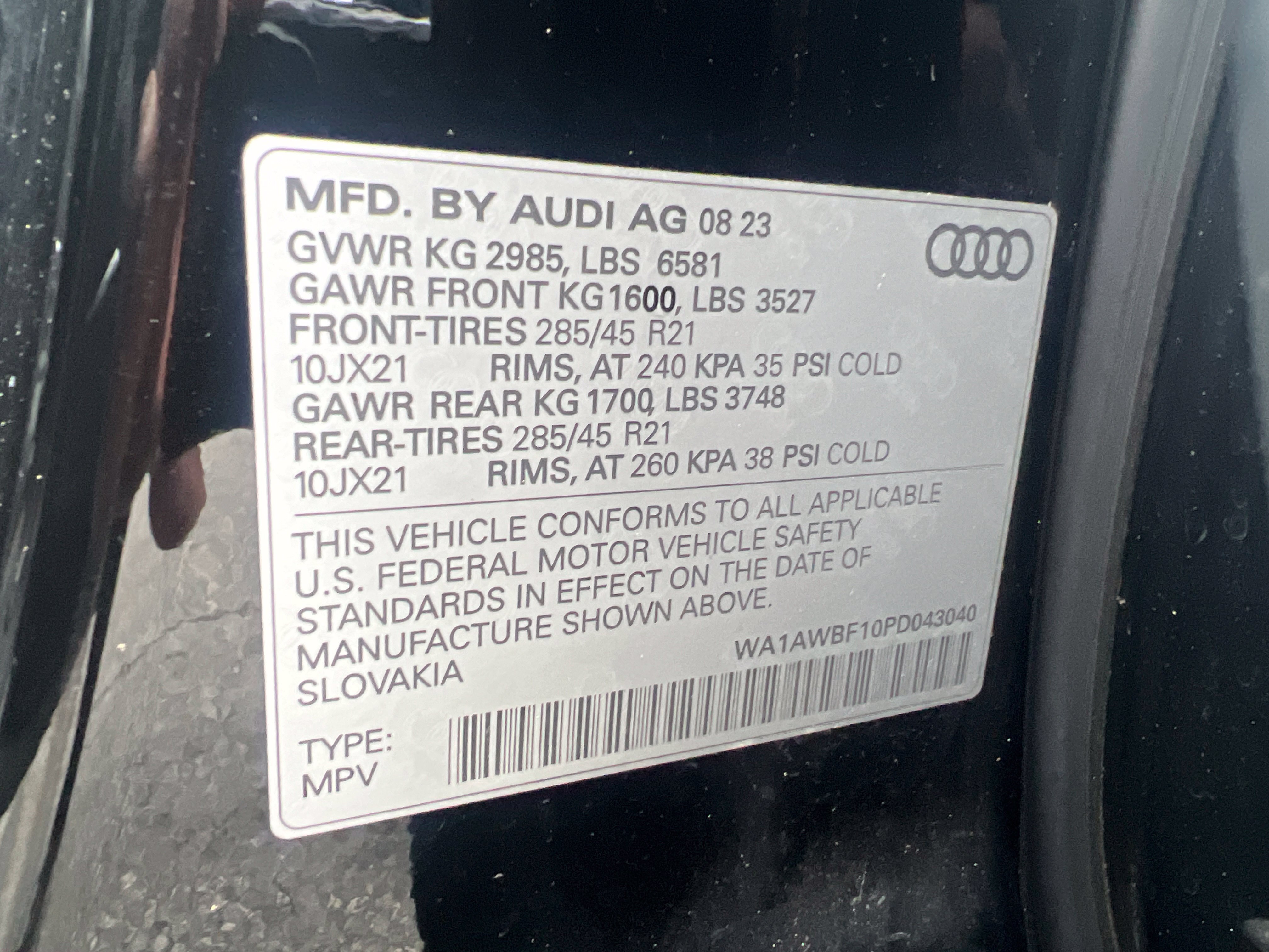 Used 2023 Audi SQ8 Premium Plus w/ Executive Package AWD/4WD image 27
