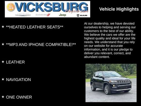 Used 2023 Jeep Compass Limited w/ Elite Group AWD/4WD image 13