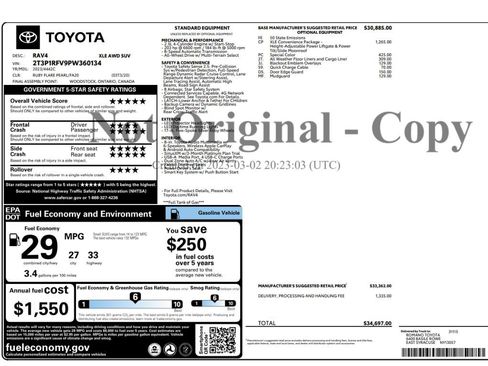 Used 2023 Toyota RAV4 XLE w/ Convenience Package AWD/4WD image 2