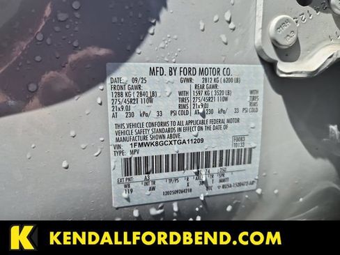 Used 2026 Ford Explorer ST w/ Sun And Sound Package AWD/4WD image 25