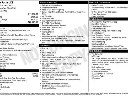 Used 2019 Kia Forte LXS FWD image 2