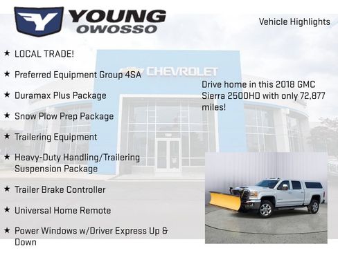 Certified 2018 GMC Sierra 2500 SLT w/ Duramax Plus Package image 8