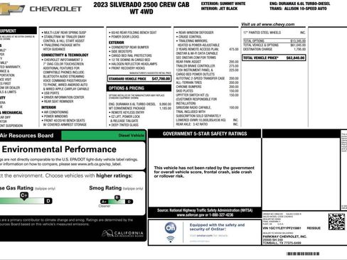 Used 2023 Chevrolet Silverado 2500 W/T w/ WT Convenience Package AWD/4WD image 4