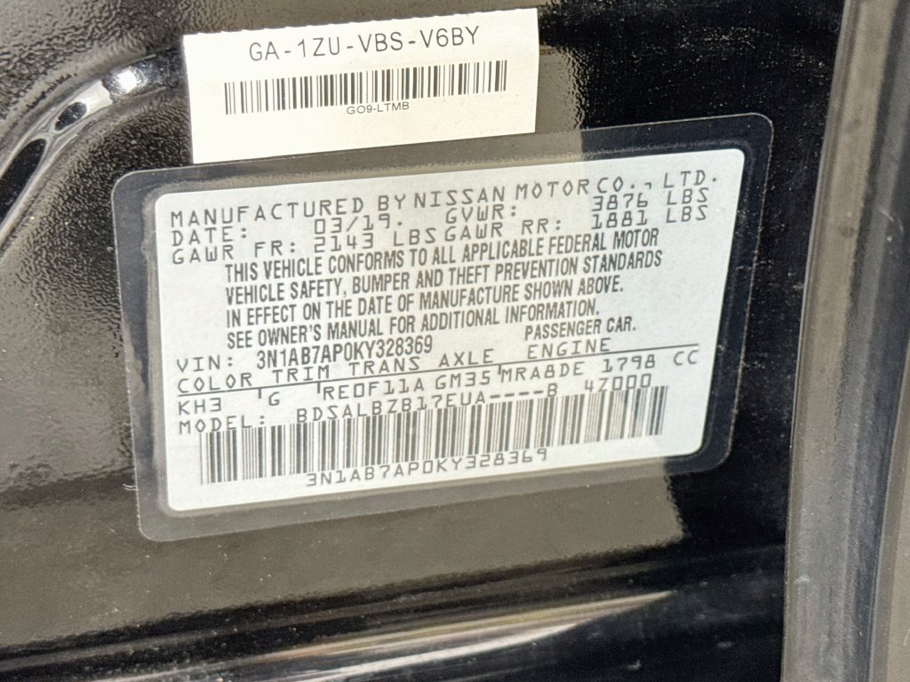 Used 2019 Nissan Sentra S FWD image 31