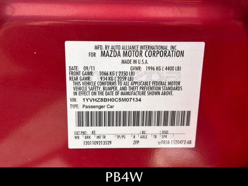 Used 2012 MAZDA MAZDA6 i Sport FWD image 29