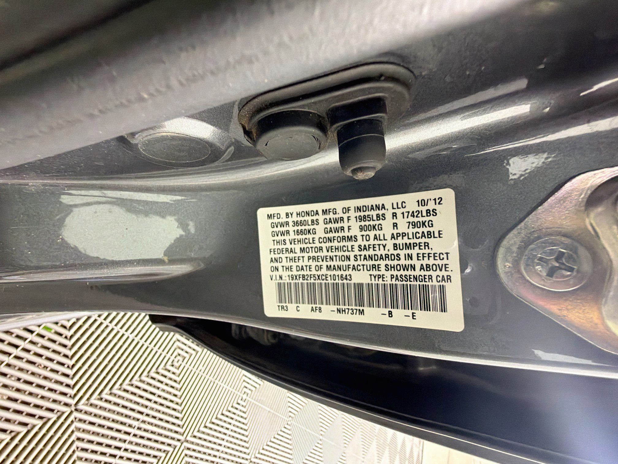 Used 2012 Honda Civic LX image 12