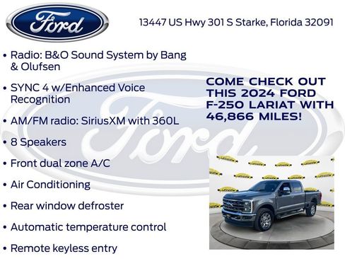 Certified 2024 Ford F250 Lariat w/ Chrome Package image 27