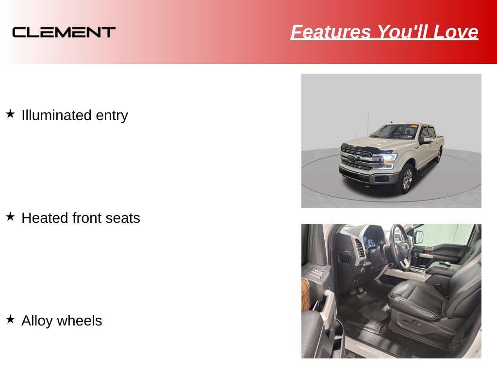 Used 2019 Ford F150 Lariat w/ Equipment Group 502A Luxury AWD/4WD image 11