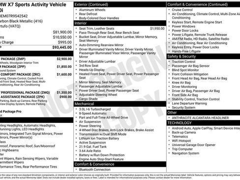 Used 2024 BMW X7 xDrive40i w/ M Sport Package AWD/4WD image 5