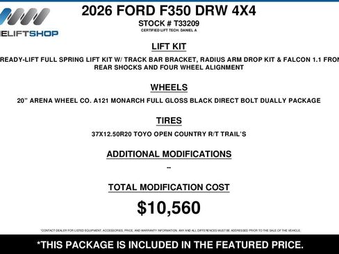 Used 2026 Ford F350 Lariat AWD/4WD image 2
