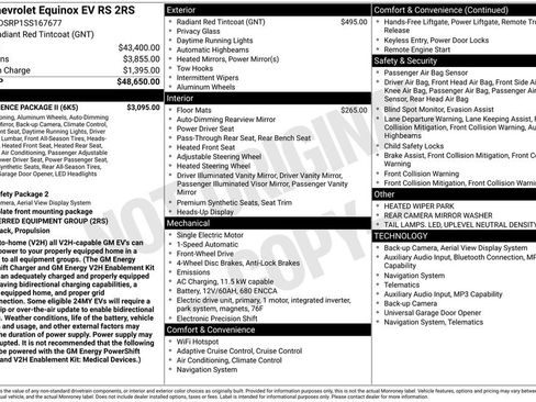 Used 2025 Chevrolet Equinox EV RS w/ Convenience Package II FWD image 28