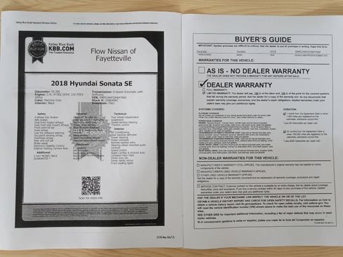 Used 2018 Hyundai Sonata SE w/ Cargo Package FWD image 37