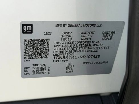 Certified 2024 Chevrolet Tahoe High Country AWD/4WD image 25