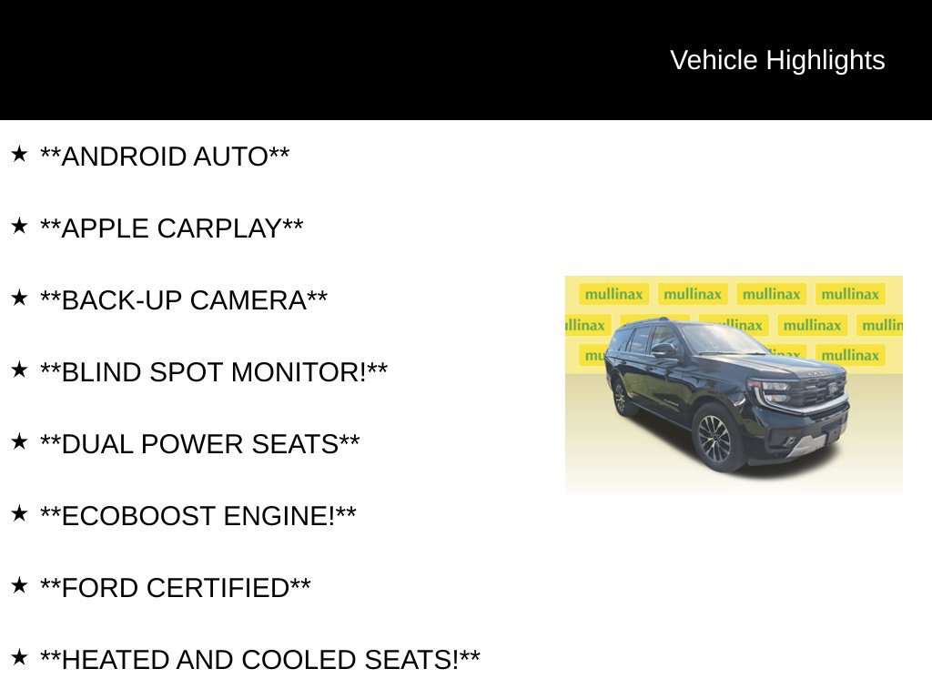 Certified 2025 Ford Expedition Platinum AWD/4WD image 6