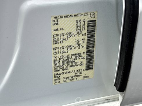 Used 2017 Nissan Frontier SV AWD/4WD image 30