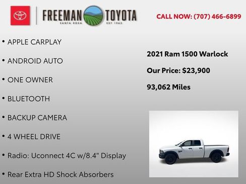 Used 2021 RAM 1500 Classic Warlock w/ Electronics Group image 11