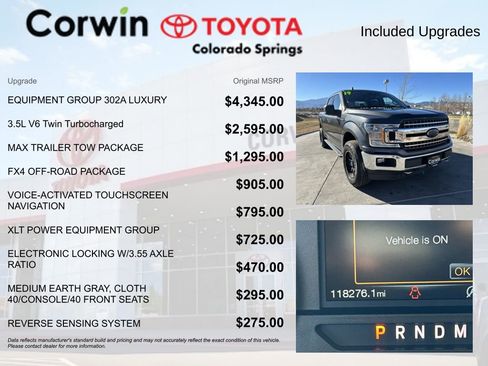 Used 2019 Ford F150 XLT w/ Equipment Group 302A Luxury image 4