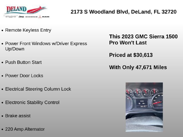 Used 2023 GMC Sierra 1500 Pro RWD image 24
