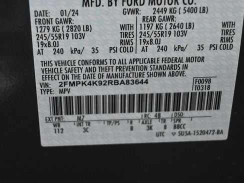Certified 2024 Ford Edge Titanium AWD/4WD image 35