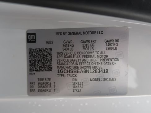 Used 2022 Chevrolet Colorado W/T w/ Custom Special Edition RWD image 23