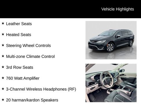 Used 2018 Chrysler Pacifica Limited w/ Advanced Safetytec Group FWD image 21