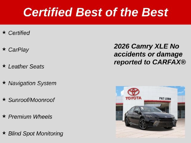 Used 2026 Toyota Camry XLE AWD/4WD image 37