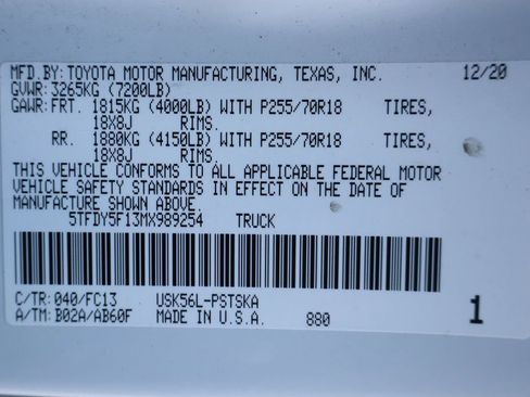 Used 2021 Toyota Tundra SR5 image 51