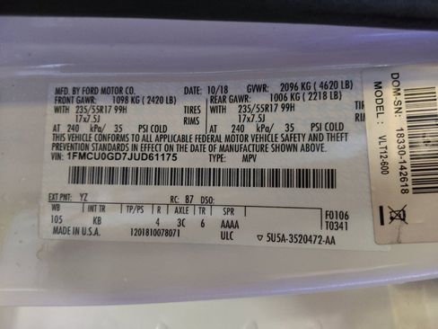 Used 2018 Ford Escape SE w/ Ford Safe & Smart Package FWD image 33