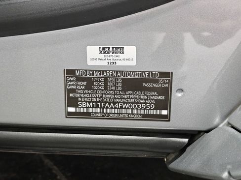 Used 2015 McLaren 650S Spider image 58