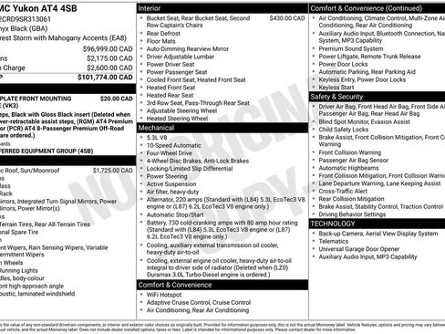 Used 2025 GMC Yukon AT4 AWD/4WD image 6