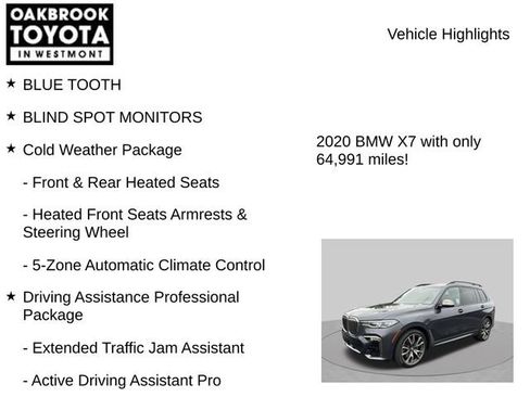 Used 2020 BMW X7 M50i AWD/4WD image 5
