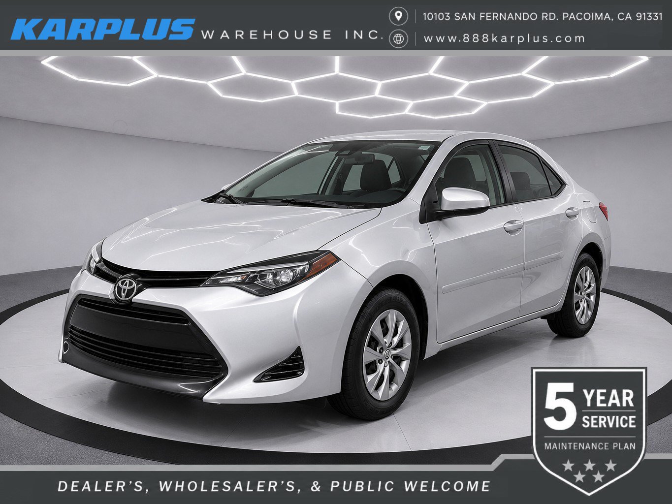 Used 2018 Toyota Corolla L w/ Body Protection Package FWD image 1